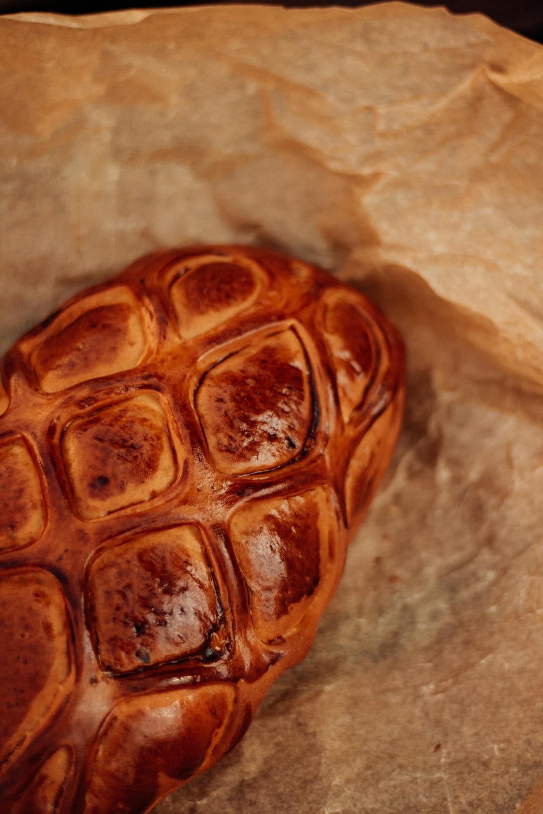 Cocción de alimentos saludables con papel mantequilla